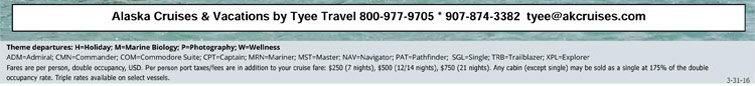 Alaska Cruises & Vacations by Tyee Travel
