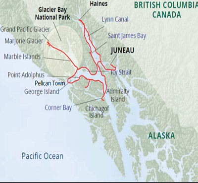 Un-Cruise Glacier Bay National Park Haines & Pelican