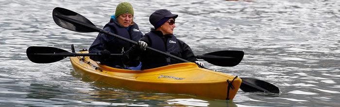 Marjy kayaking