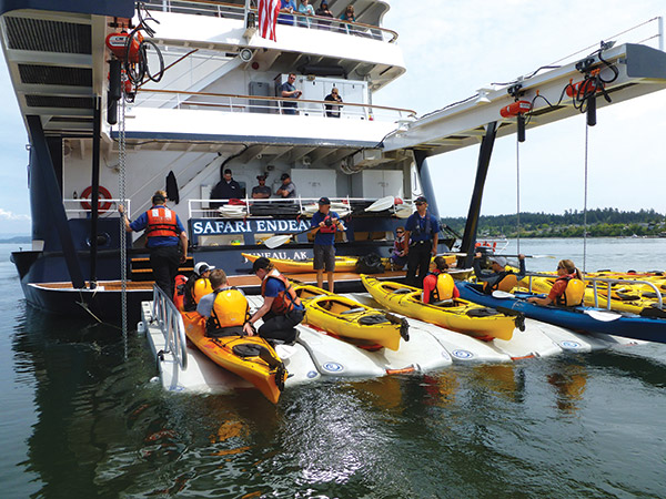 Uncruise kayaking